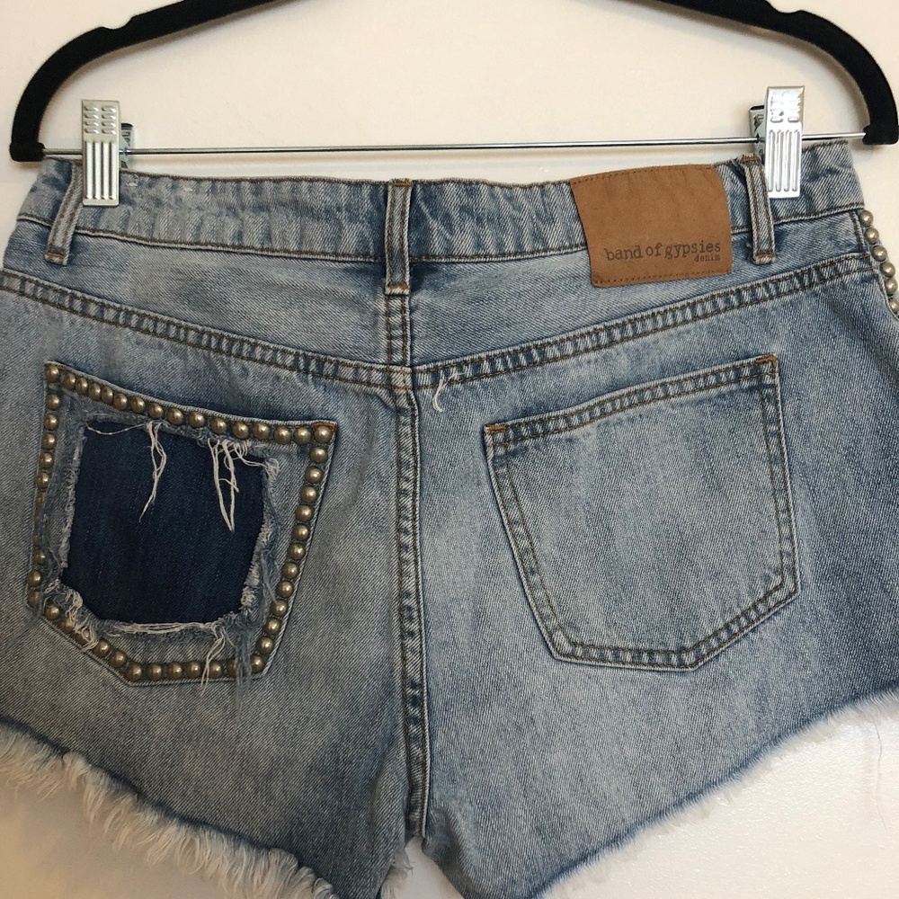 Studded Nordstrom jean shorts